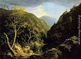Thomas Cole Autumn in the Catskills painting